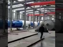 এক্সডিইএম স্টেশনারি কংক্রিট মিশ্রণ ব্যাচ প্ল্যান্ট HZS60 60M3H 110kw