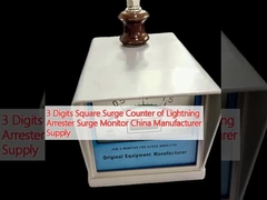 3 ডিজিট স্কয়ার সার্জ কাউন্টার বজ্রপাত গ্রেপ্তার সার্জ মনিটর চীন প্রস্তুতকারকের সরবরাহ