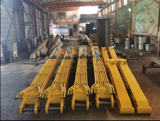 OEM 18-22m এক্সটেনশন এক্সক্যাভটর লং রিচ বুম আর্ম 20-50T এক্সক্যাভটর লং বুম কাস্টমাইজেশনের জন্য