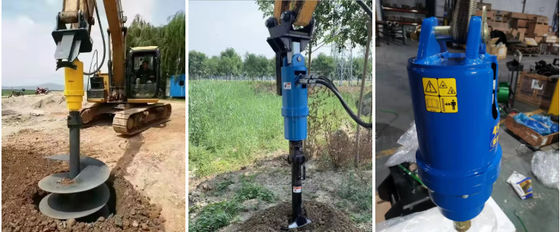 নতুন এক্সক্যাভেটর সংযুক্তি রোটারি ড্রিল আউজার ড্রিল স্ট্যান্ডার্ড ব্যাসার্ধ পাইকারি এক্সক্যাভেটর বাজারের জন্য