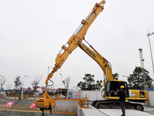 চীন সরবরাহকারী Excavator এক্সটেনশন আর্ম Digger টেলিস্কোপিক বুম &amp; আর্ম জন্য 20-22 টন নির্মাণ Excavator