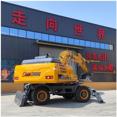 SHANZHONG 21 টন চাকা খননকারী SZL215 হাইড্রোলিক খননকারী