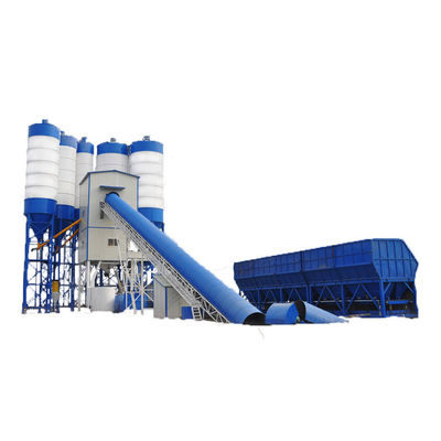 উচ্চ আউটপুট HZS60 60M3H 110kw কংক্রিট ব্যাচিং প্ল্যান্ট মিশুক সহ বাণিজ্যিক কেন্দ্রীয় কংক্রিট প্ল্যান্ট