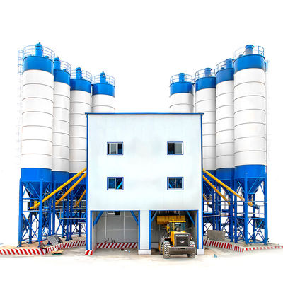 উচ্চ আউটপুট HZS60 60M3H 110kw কংক্রিট ব্যাচিং প্ল্যান্ট মিশুক সহ বাণিজ্যিক কেন্দ্রীয় কংক্রিট প্ল্যান্ট