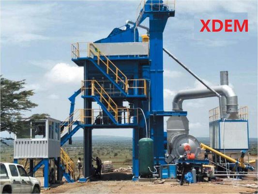 120T/H LB1200 ফ্যাক্টরি প্রাইস অ্যাসফল্ট ব্যাচিং প্ল্যান্ট দ্রুত স্থাপন