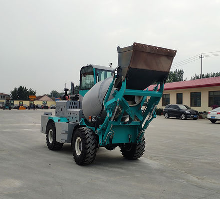 স্বয়ং লোডিং কংক্রিট ট্রাক মটো মিক্সার XDEM 2.4m3 6000 কেজি