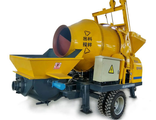 JBS40 XDEM কংক্রিট মিক্সার পাম্প মেশিন মিনি ডিজেল 6800 Kg 82 Kw