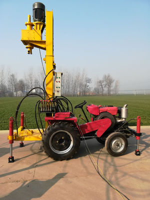 36Hp ট্র্যাক্টর 150 ডিজিটাল ইঞ্জিন সহ 150 মি ওয়েল ড্রিলিং মেশিন লাগিয়েছে