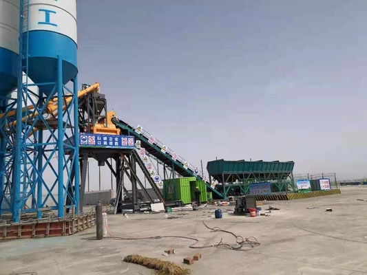 XDEM HZS60 মোবাইল কংক্রিট ব্যাচিং প্ল্যান্ট 60কিউবিক মিটার প্রতি ঘন্টা